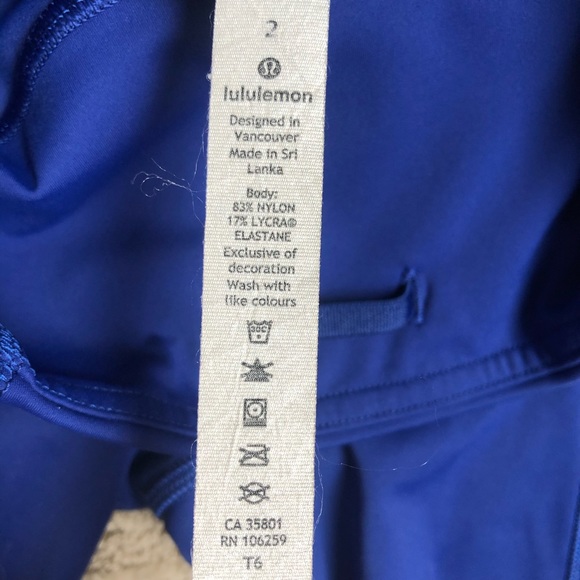 Size 2, Lululemon Fast and Free Short 10” - Picture 5 of 5